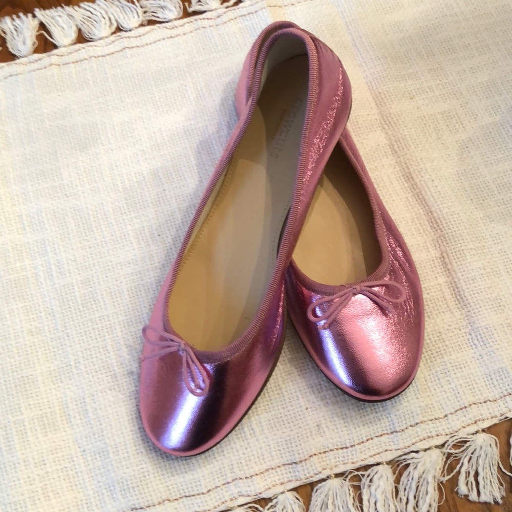 COPY - JCrew Crew Cuts Leather Ballet Flats